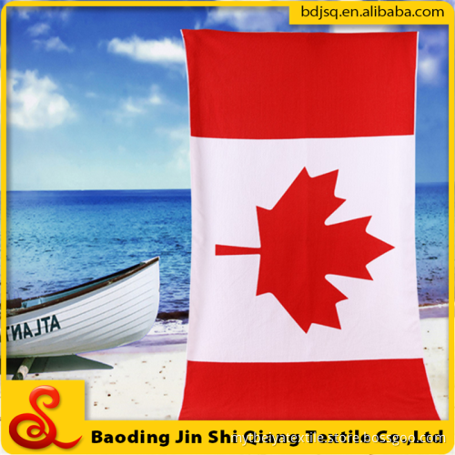 Cheap Custom 100% Microfiber Beach Towel With Printing